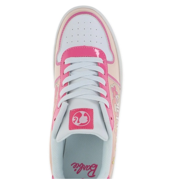 🆕Women's Barbie by Mattel Pink Casual Active Sporty Court Sneaker Shoes Sz11💕 - Picture 7 of 10